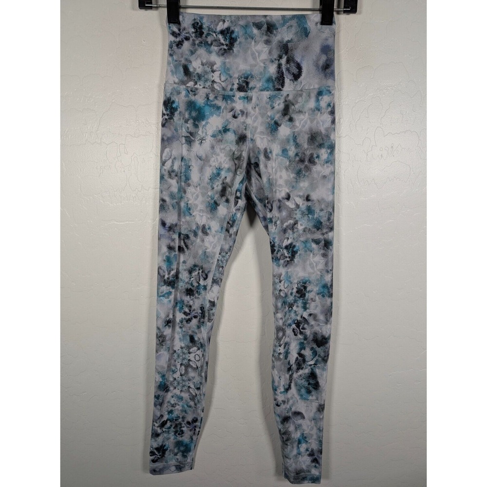 Lululemon Leggings Women's 4 Align Pant 28" Multi Kaleidofloral High Rise Pocket